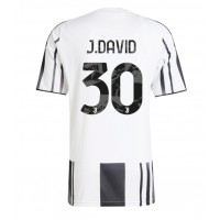 Juventus Jonathan David #30 Domáci futbalový dres 2025-26 Krátky Rukáv